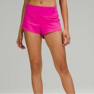 Lululemon Women's Speed Running Shorts Hot Pink Size 8